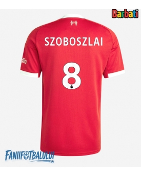 Liverpool Dominik Szoboszlai #8 Tricou Fotbal Replică 2025-26 Barbati Acasa